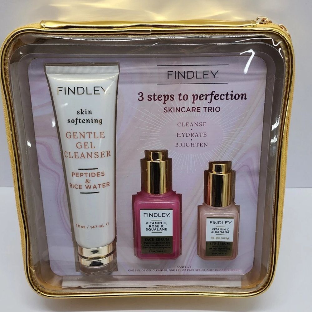 New Findley Skincare Trio 3 Step Softening Serum New Free Shipping